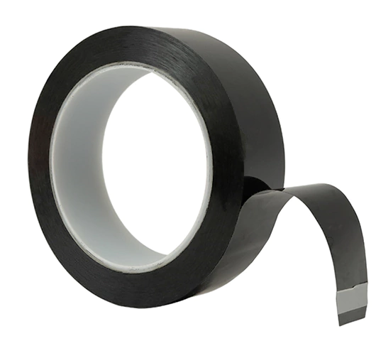 Black PET base double-sided tape 0.15mm thick - Image 2